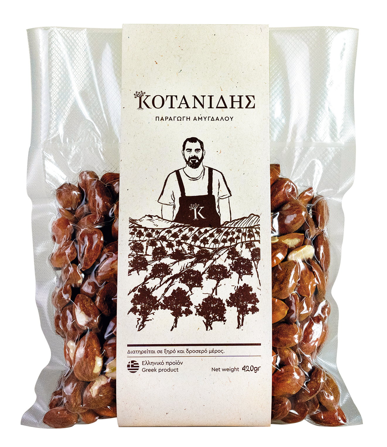 ΑΜΥΓΔΑΛΑ ΚΑΒΟΥΡΔΙΣΜΕΝΑ| Roasted almond unsalted